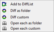 Right-click menu