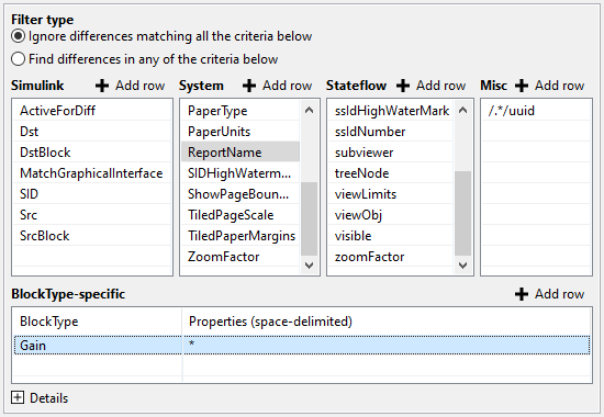 Simulink differ