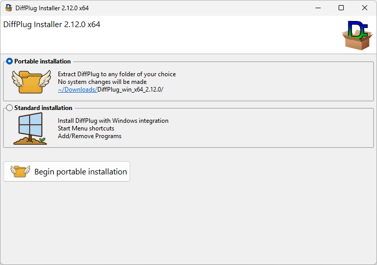 win installation screenshot
