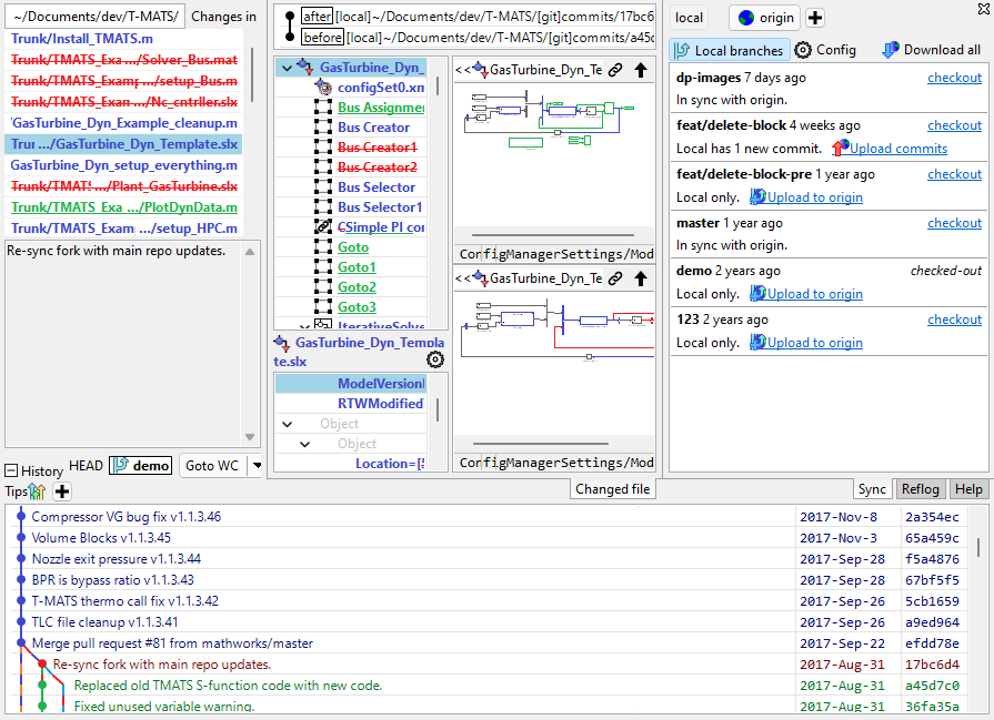 redesigned git client